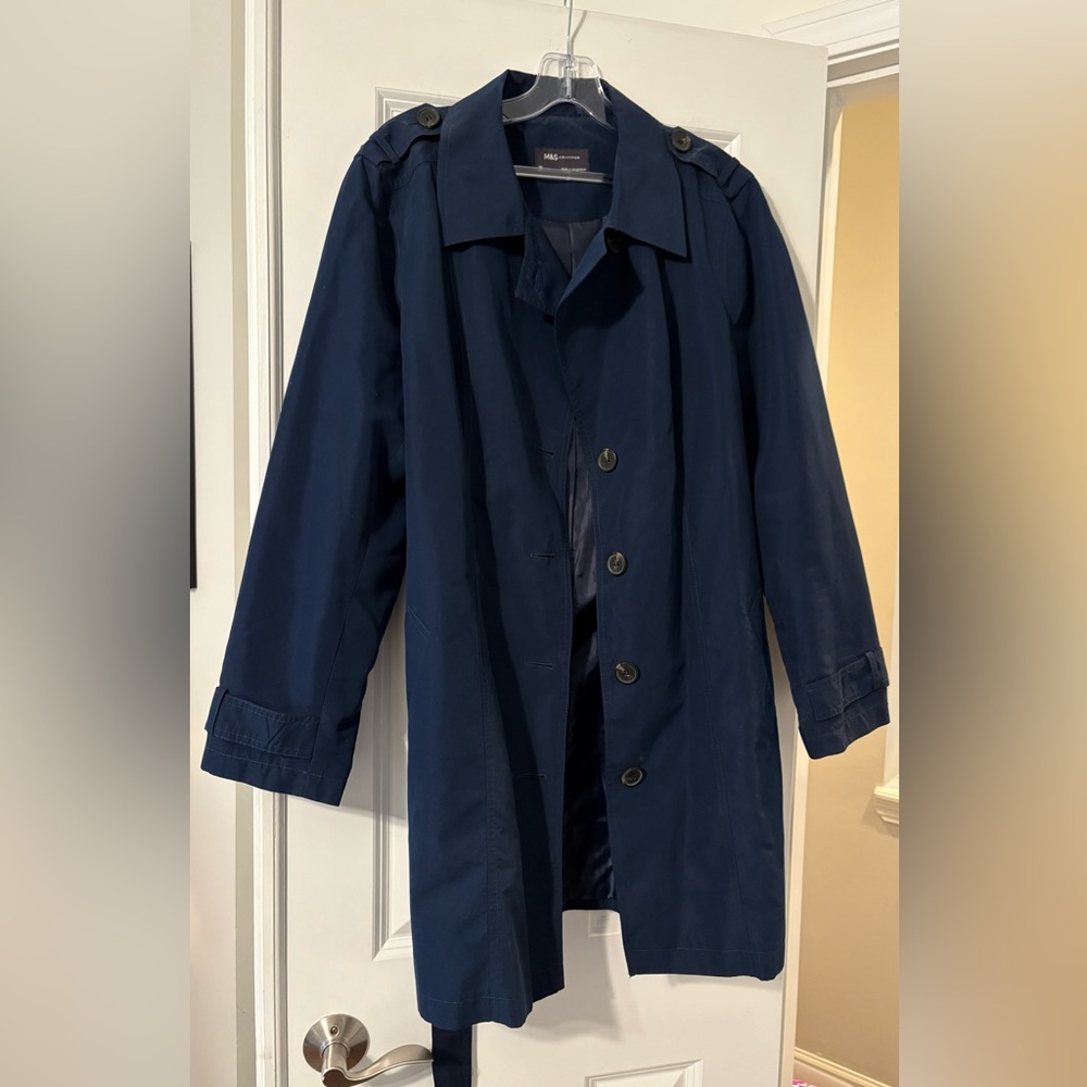 M&S Collection Navy Jacket - Picture 1 of 4